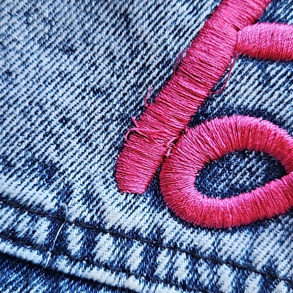 Barbie Light Acid Wash Denim Jacket XS - Picture 7 of 8